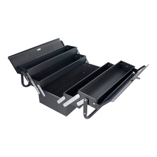 Caja Para Herramientas Metálica Tipo Acordeón 18 Uso Pesado Color Negro Caja Para Herramientas Metálica Tipo Acordeón 18 Uso Pesado Color Negro