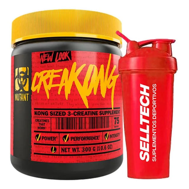 Creatina Monohidratada Creakong 300gr + Shaker