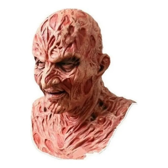 Mascara Cosplay Filme Freddy Krueger Látex Realista Terror.