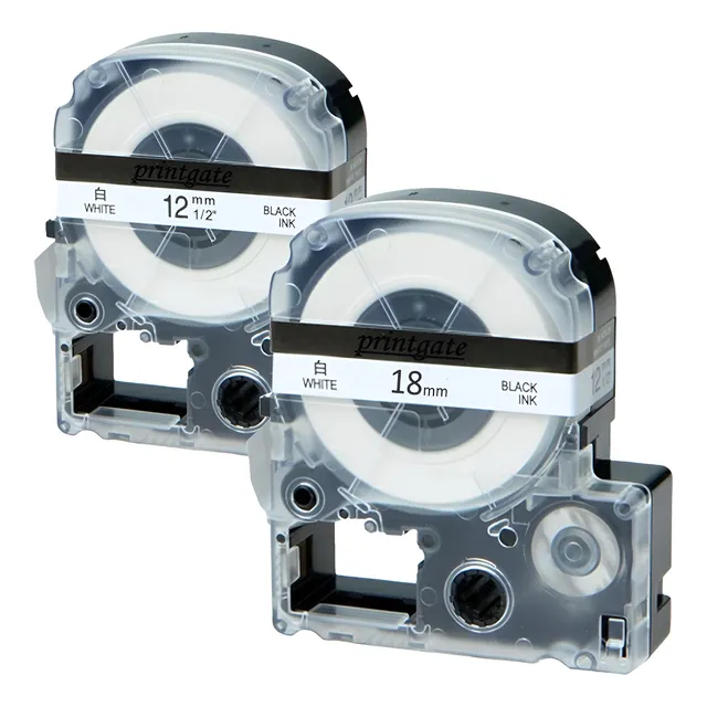 2 Cintas Para Rotuladora Epson Lw300 400 600 Lc4wbn9 Lc5wbn9
