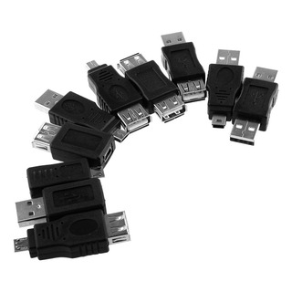 10 En 1 Usb Mini Usb 2.0 Adaptadores Macho A Hembra F / M 10 En 1 Usb Mini Usb 2.0 Adaptadores Macho A Hembra F / M