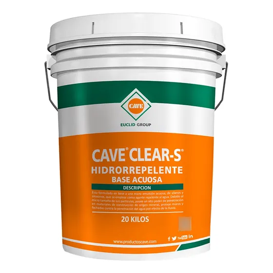 Hidrorepelente Cave Clears S Para Protección De Fachadas