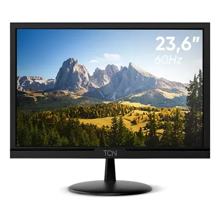 Monitor 23.6  Tcn Oneview Led Fullhd 60hz Hdmi/vga Preto Preto 127/220v