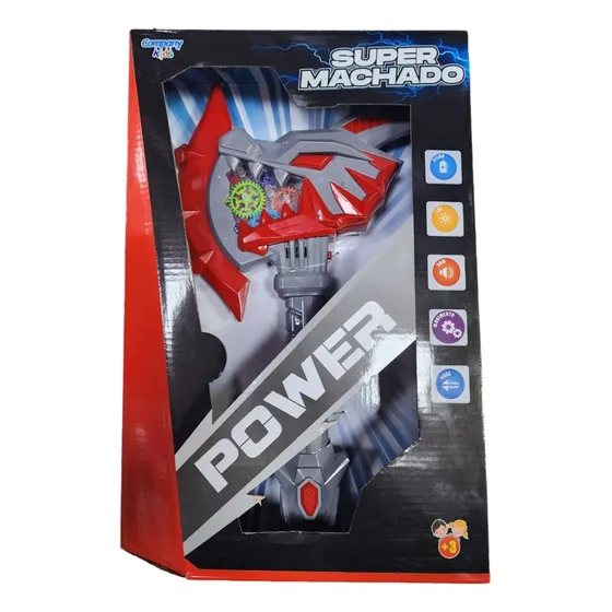 Machado Power Rangers Dino Emite Som E Vibra
