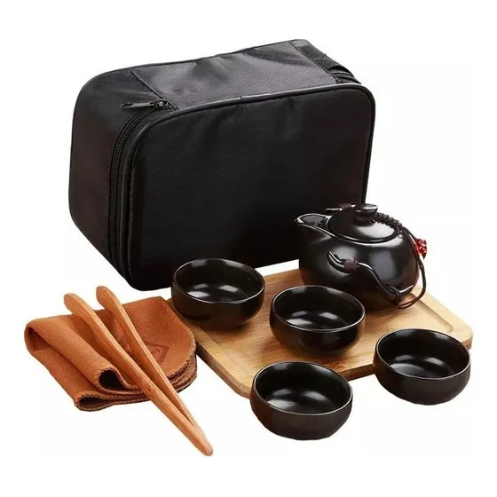 W Juego De Té Negro - Japones - Chino - Set Completo +