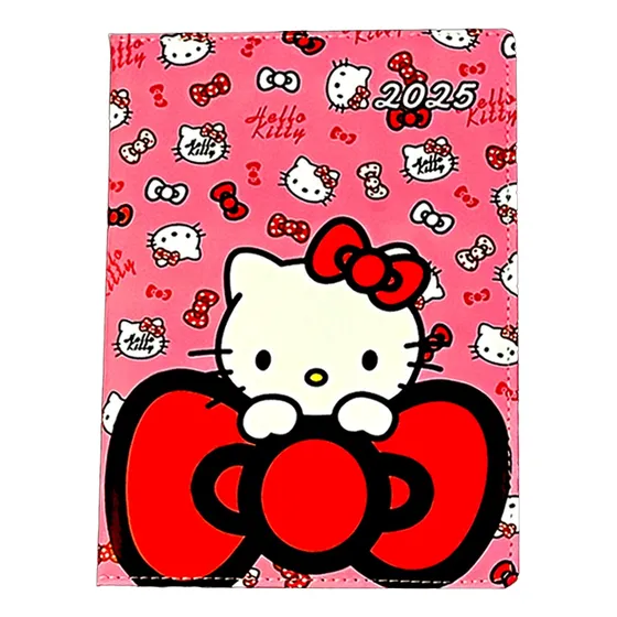 Agenda 2025 Hello Kitty-kuromi / Papelería Kawaii Libreta Rosa Hello Kitty 2025
