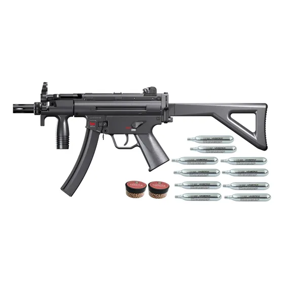 Fusil Rifle Mp5 Blowback Umarex Heckler Koch Balines Acero