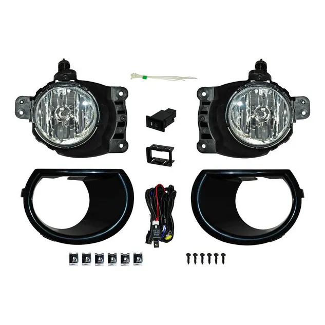 Kit Faros De Niebla Chevrolet S10 / Colorado 2017 Bisel Negr