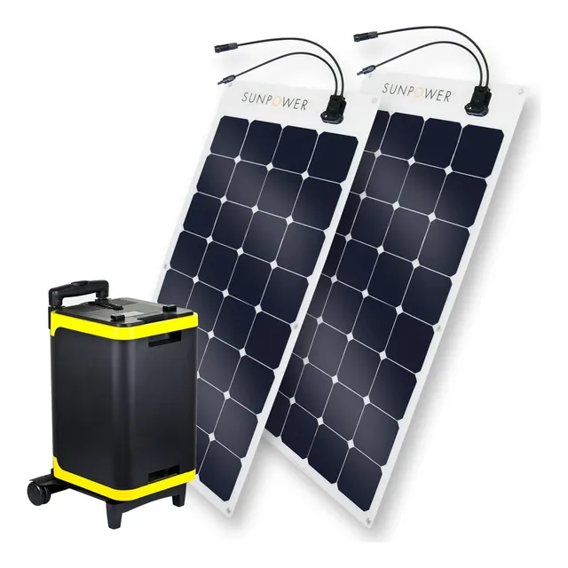 Estacion Energia Portatil Combo Generador Solar Wh Panel