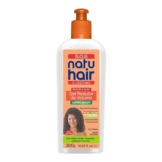 Gel Redutor De Volume S.o.s Controle Absoluto Natuhair