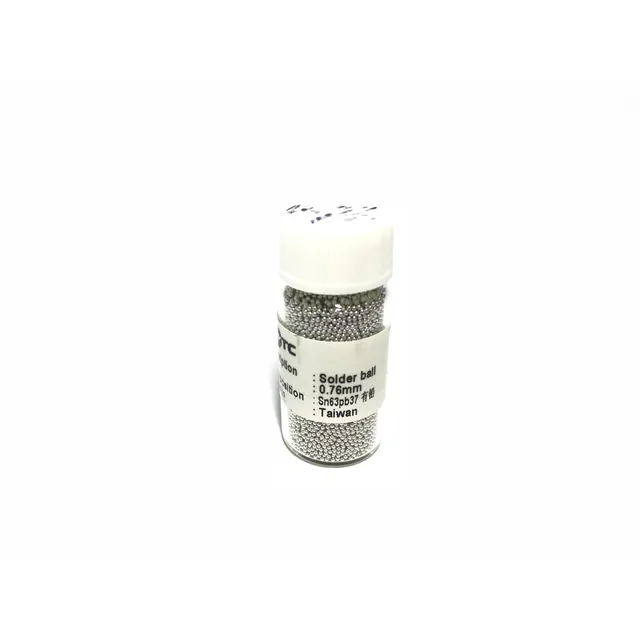 Esferas Bga Reballing 0.76mm Pote Com 25mil