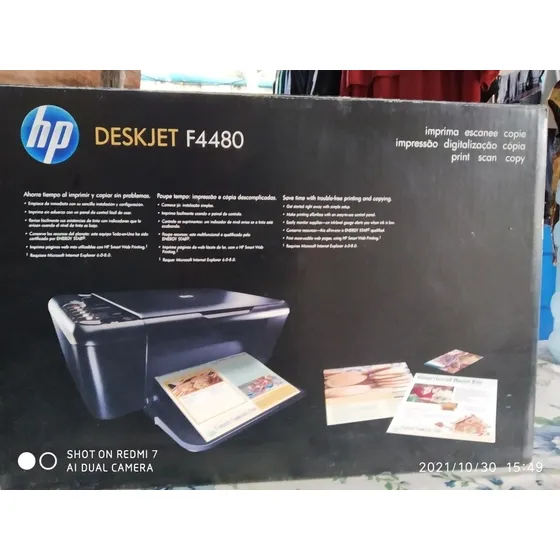 Fotocopiadora Hp , Deskjet F4480 Usada , Está Como Nueva . 