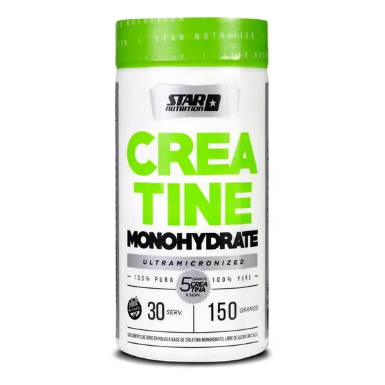 Star Nutrition Creatina En Pote Monohidratada Sin Sabor-150g