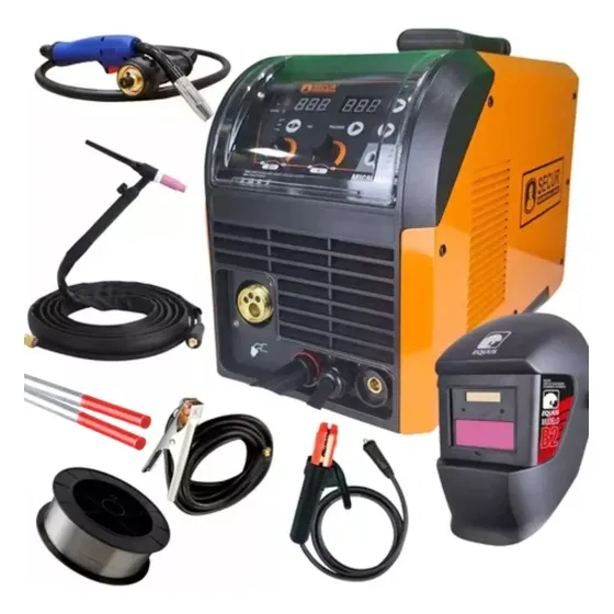 Soldadora Equus Inverter Mig-mma-tig 3en1 200a + Careta Kk