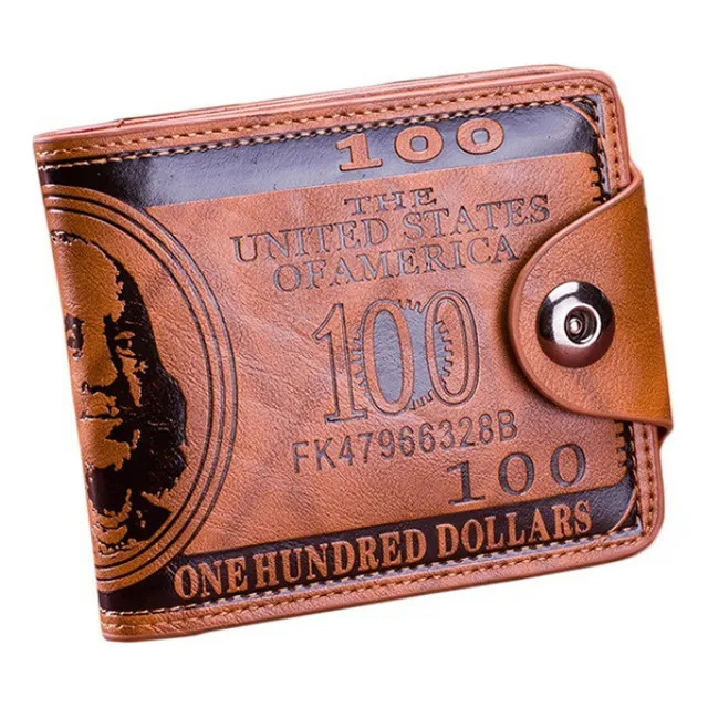 Billetero De Piel Con Forma De Billete De Un Dólar Estadouni