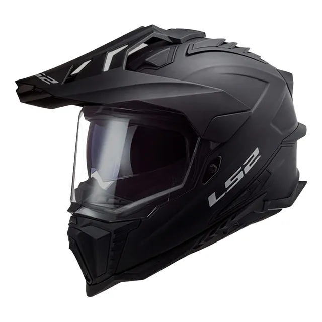 Casco Moto Cross Ls2 Mx701 Enduro Explorer Negro Matte