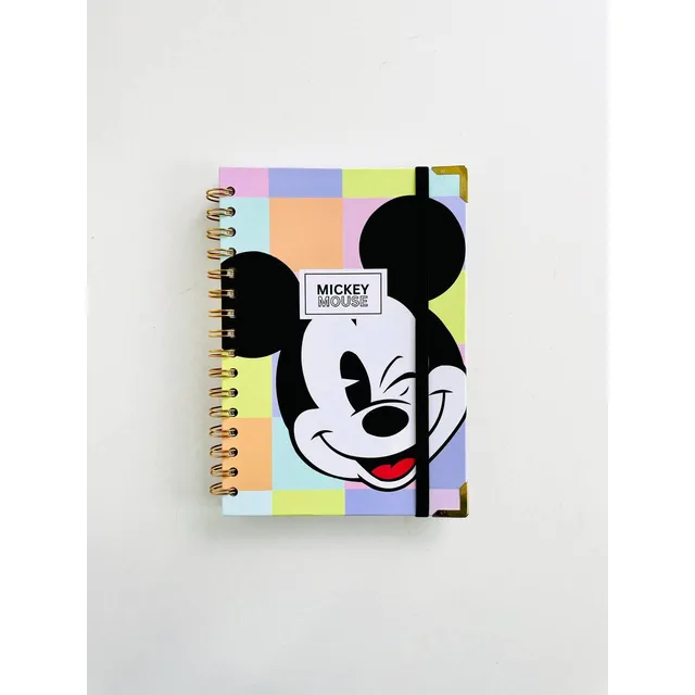 Agenda Planificador Semanal Con Aro Metalico Mickey Mouse