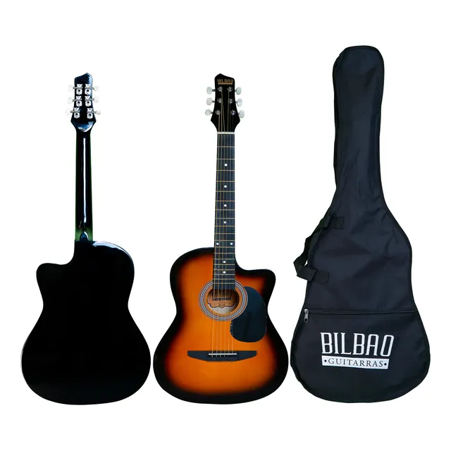 Guitarra Acústica Bilbao Bil-38c-sb + Envío Gratis 