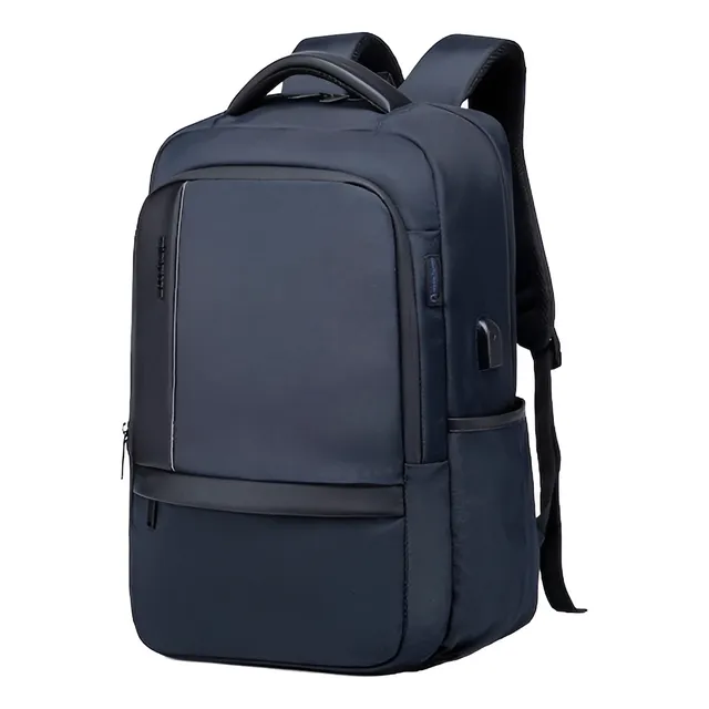 Mochila Charge One Color Azul Diseño De La Tela Poliéster Tela Metal