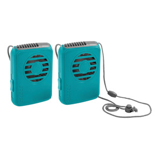 O2cool Paquete De 2 Ventiladores De Collar De Lujo Con Pilas O2cool Paquete De 2 Ventiladores De Collar De Lujo Con Pilas