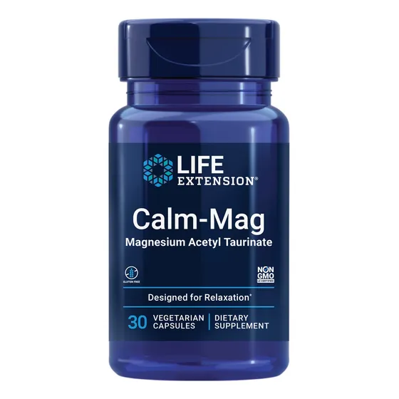 Suplemento Life Extension Calm-mag Acetil Taurinato De Magne