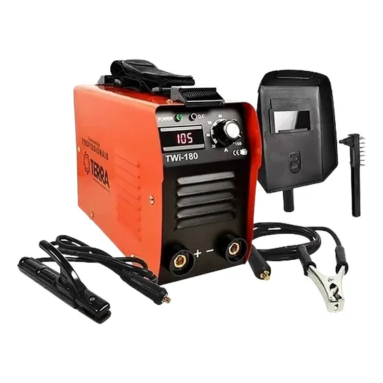 Máquina De Solda Inverter Twi-180 Laranja E Preta 110v/220v