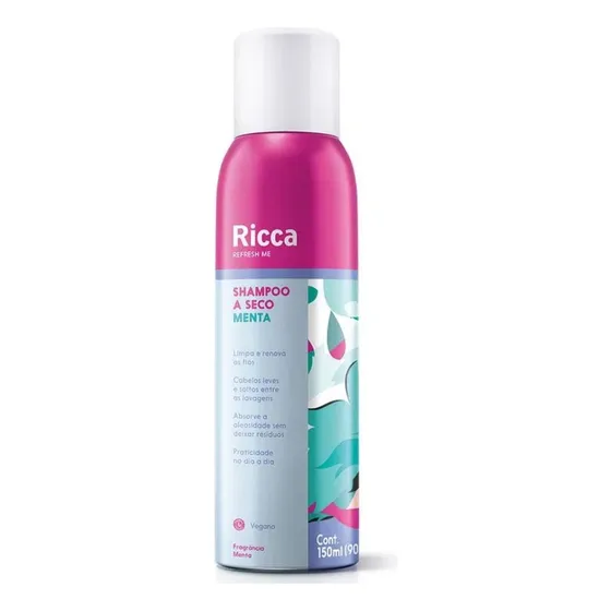 Shampoo A Seco Belliz Ricca Menta 150ml