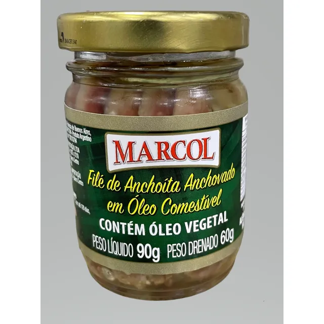 Filé De Anchova Em Oleo Comestível 80g