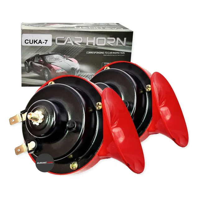Claxon Car Orn  Caracol Super Potente 2pcs