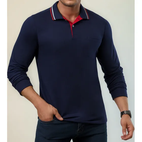 Camibuzo Polo Andres Azul Osc Para Hombre Croydon
