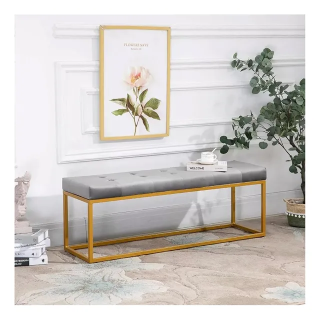 Banqueta Milo Ventitas Home Gris