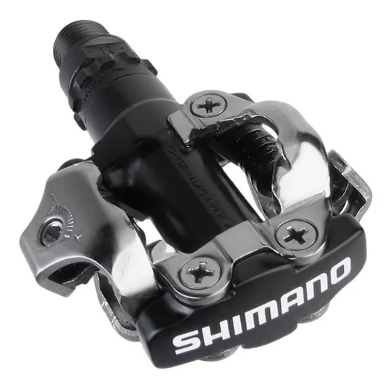 Pedal para bicicleta Shimano PD-M520 color negro nocturno -9cm x 6cm x 3cm