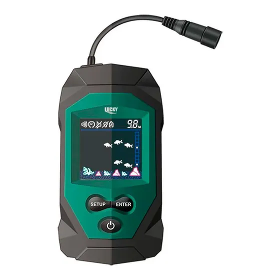 Buscador De Peces Fish Finder Lucky Fl068 Portable Sonar