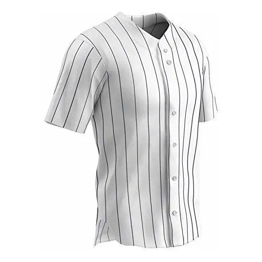 Champro Standard Ace Button Front Baseball Jersey, Rr4si