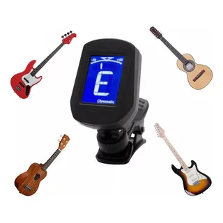 Afinador Tu-02 Clip Para Guitarra Baixo Violão Ukulele Pinla Cor Preto Afinador Tu-02 Clip Para Guitarra Baixo Violão Ukulele Pinla Cor Preto
