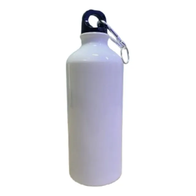 Tomatodo De Aluminio 600ml Con Tapa Color Blanco Y Natural