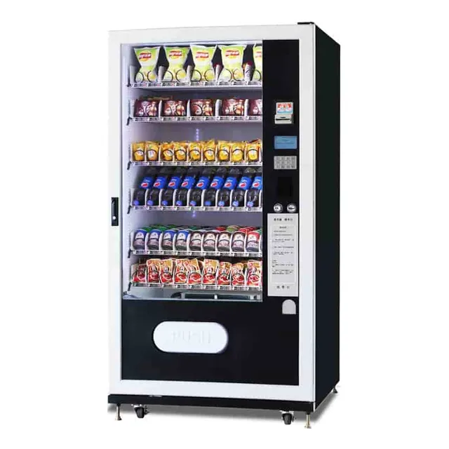Máquina Expendedora De Productos Snack, Galleta Y Gaseosa