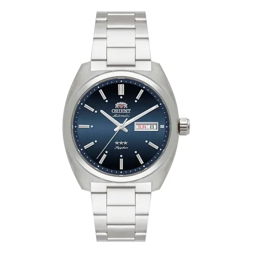 Relógio Orient Automatico 469ss086 Masculino - Prata E Azul