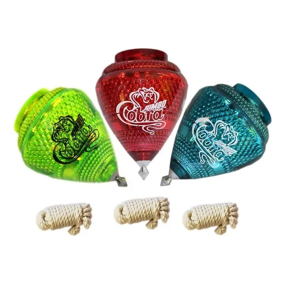 Trompos Jumbo Cobra, 3 Unidades, Punta De Metal