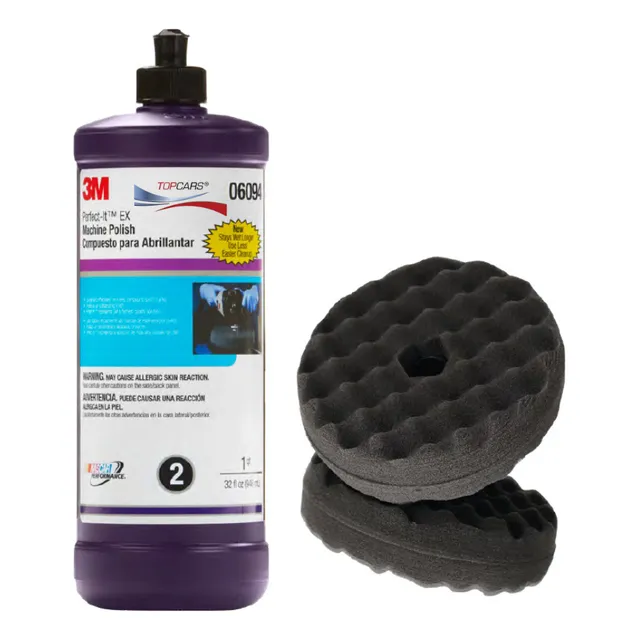 3m Kit Abrillantador, 2 Borlas Y 1 Pulimento De 1lt
