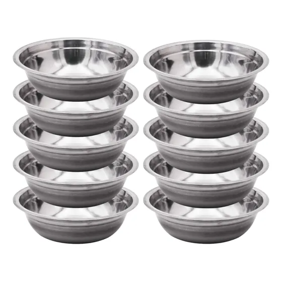 Bowl Batidor Ensaladera Acero Reposteria 28cm 3.5lt  Pack 10