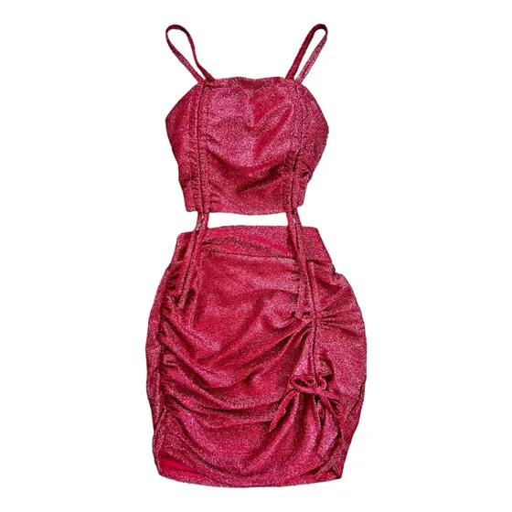 Conjunto Diva Top/cropped Y Pollera