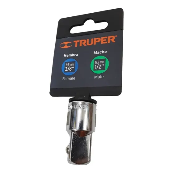 Dado Adaptador Rache 3/8puLG X 1/2 PuLG Marca Truper