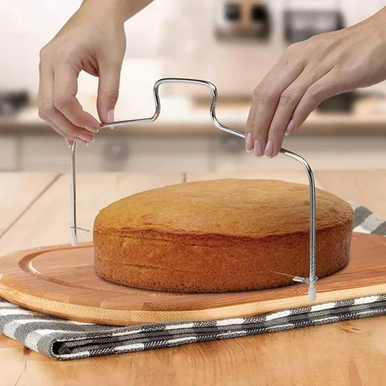 Cortador Para Tortas Nivelador Ajustable  2 Unidades