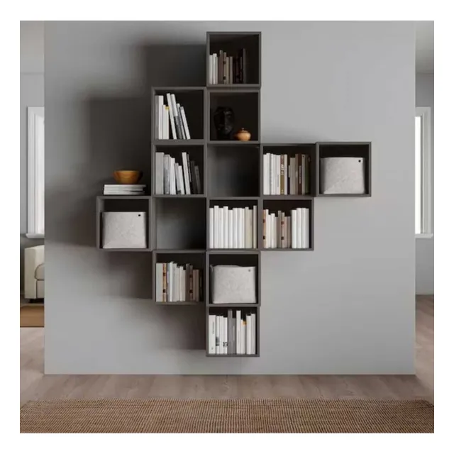 Set De 12 Cubos Ventitas Home Plomo