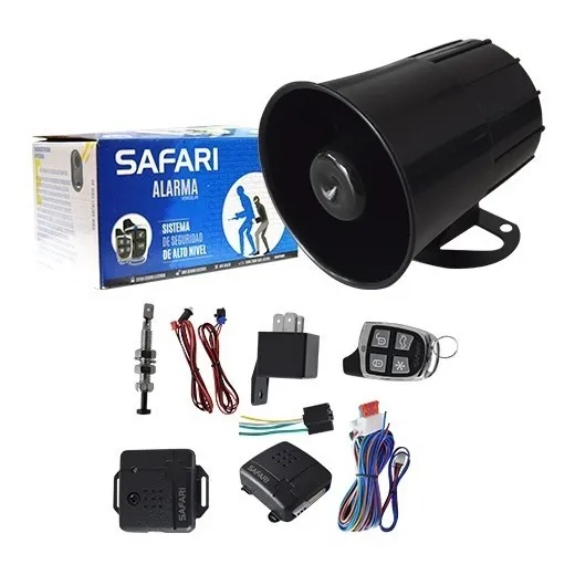 Sistema De Alarma Vehicular Con  Control 4b - C59n-x2