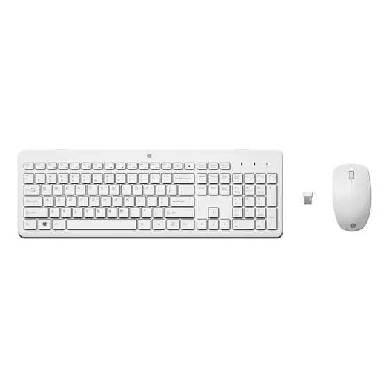 Teclado + Mouse Hp Inalámbrico 230 (blanco)