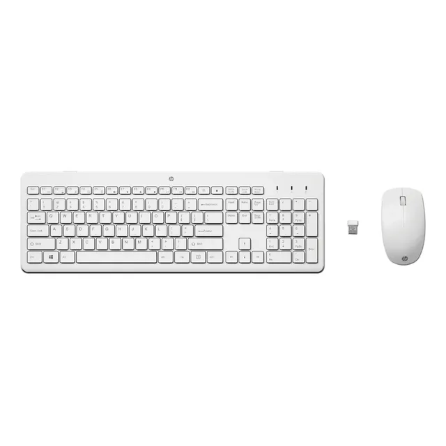 Teclado + Mouse Hp Inalámbrico 230 (blanco)