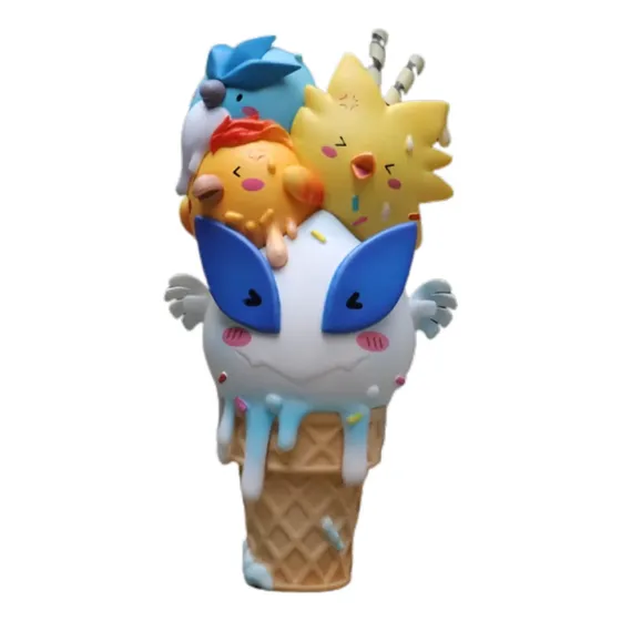 Pokemon Figura Cono Helado Moltres, Zapdos, Articuno Y Lugia