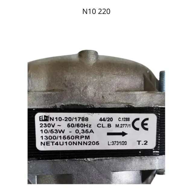 Motor Ventilador Elco 10w 220v 1550rpm